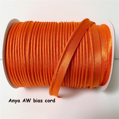 China Viable AW Bias Rope for DIY Garment Polyester Ropes Sewing Satin Ties Ropes Nylon Laces and Trim Laces Rope for sale