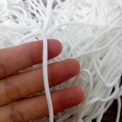 China Viable high quality 3mm 4mm elastic rope nylon 5mm ties spandex ropes polyester ties elastic rope factory sale for sale