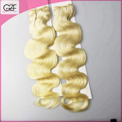 China One Donor Healthy End Peruvian Human Hair 6A Natural Virgin Blonde Hair Bundles for sale