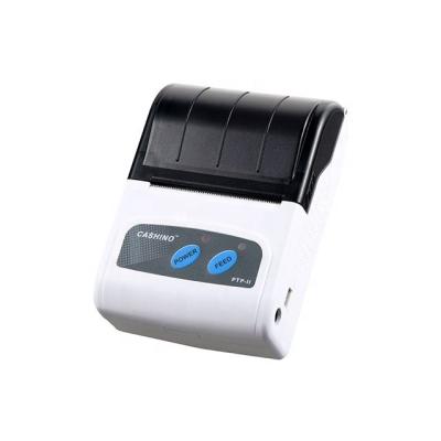 China Cashino PTP-II 2inch Mini 2 Cheap Thermal Receipt Printer Thermal Printing Mini Portable Thermal Ticket Printer 58mm Black and White for sale