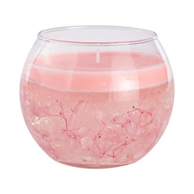 China Birthdays Aromatherapy Jelly Candle Natural Soy Wax Luxury Glass Jar Accepts Custom Scented Candles for sale