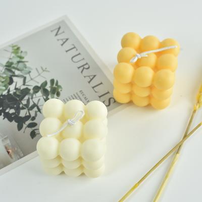 China Birthdays Wholesale High Quality Rubik's Cube Soy Candles Kits Handmade Scented Candles for sale