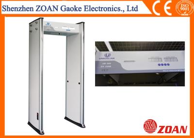 China Standard 6 Zones Walk Through Metal Detector Scanner With LED Display for sale