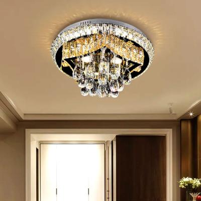 China Factory Supplier Custom Ceiling Lamp Modern Lighting Modern Family Kids Bedroom Home Living Room Leaded Crystal Ceiling Lamp for sale