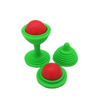 China Creative Magicians Beads Go No Trace Magic Cup Puzzle Novelty Toys Kids Magic Trick Props Close-Up Gag Toy Gifts for sale