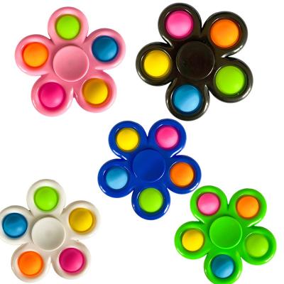 China 2021 Hot Sale Rubber Silicone Push Bubble Stir Sensory Toy Relaxation Anti-Anxiety Hand Spinner Baby Toys Autism Toys for sale