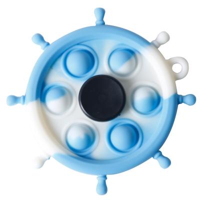 China Eco-frinedly Mini Spinner Finger Spinner Rotating Handheld Flying Head Chain Toys for sale