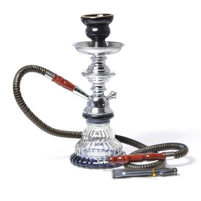 China 2021 new fashion factory direct sales acrylic glass hookah set Arab single pipe hookah for sale