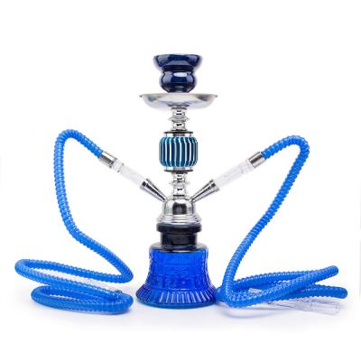 China Wholesale Moroccan Hot Fashion Factory Single Hose Sale Small Hookah Glass Smoke Glass Hookah And Double Hookah for sale