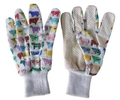 China Factory direct wholesale e-commerce explosion models thorn proof custom anti-slip sublimated cotton gardening gloves for sale