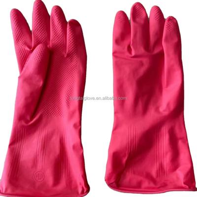 China Household Hand Protection Latex Gloves Dishwashing and Laundry Work Gloves Factory Stock Cleaning Supply for sale