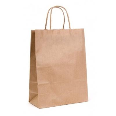 China Recyclable Cheap Brown Packaging Shopping Paper Bag for sale