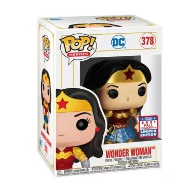 China Recyclable Christmas Wonder Woman Figurine En Surprise Gift Metallic Vinyl for sale