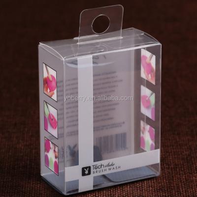 China Offset Printing Recyclable Transparent Clear Hard Acetate PVC Plastic Box for sale