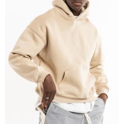 China New Fashion OEM Anti-Wrinkle Cotton Thick Wool Hooded Pullover Oversized Loose Custom Men's Sports Hoodie for sale