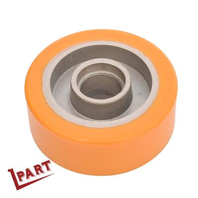 China Custom Truck Balance Urethane 100mm PU Wheels For Forklift for sale