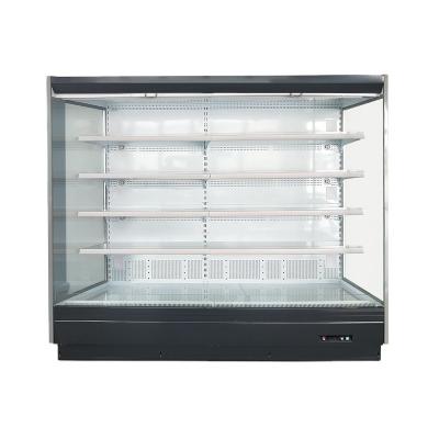 Китай Best selling multi deck open front chiller vegetable fruit display refrigerator beverage juice cooler for supermarket продается