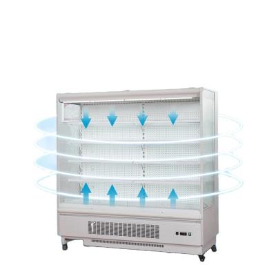 China New Product Upright Fruit Vegetables Display Refrigerator Chiller For Supermarket en venta