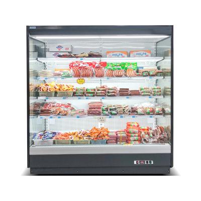 China Muliti-deck commercial supermarket refrigeration equipment for fruits and vegetable cabinet en venta