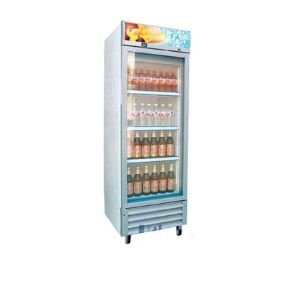 China Hot sale single glass door refrigerator cola fridge for drink display Te koop