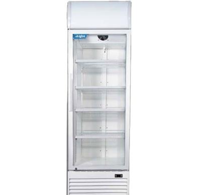 China Sanye supermarket shop cooler upright single glass door beverage beer cooling refrigerator/freezer for sale