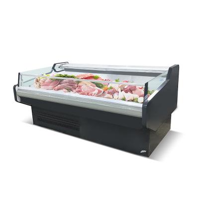 China Manufacture meat refrigerator top open meat chiller fish refrigerator deli food cooler for supermarket en venta