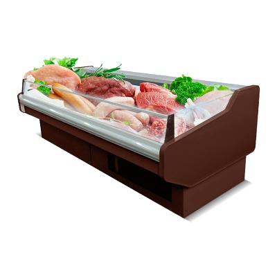 China Chest refrigerator produced meat display freezer top open display cabinet en venta