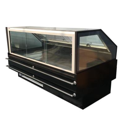 China Self-contained display cooler service countertop display freezer deli food showcase for sale