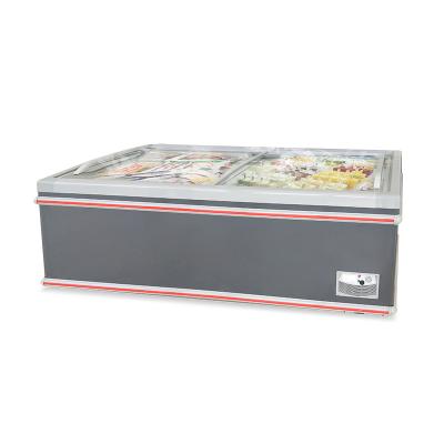 Китай Combined island AHT freezer commercial deep freezer ice cream display freezer for supermarket продается