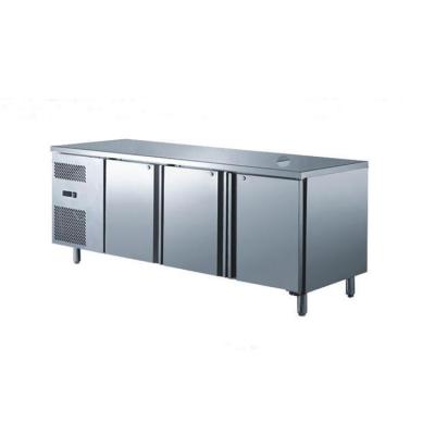 China High quality stainless steel kitchen freezer operation table refrigerator for restaurant for sale