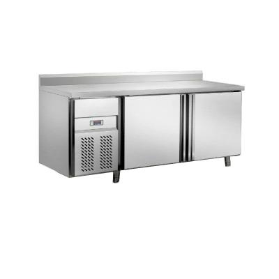 中国 HOT SALE Two door Stainless steel Refrigerated electric salad bar for sale 販売のため