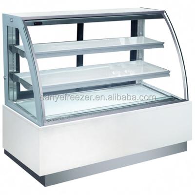 China Refrigerated cake fridge used bakery display cases for sale Te koop