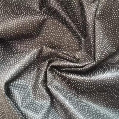 China PA Water Soluble Micro Double Dot Interlining Fusible Fusion Nonwoven Interlining Fabric Nonwoven for sale