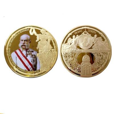 China Exclusive Vintage 3D Coin Europe Gold Plated Collectible Coin Challenge Custom Chinese Coin Maker for sale