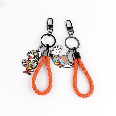 China Europe Customized Quality Customized Souvenir Seagull Aviator Charm Enamel Metal Hard Key Chain Key Ring for sale