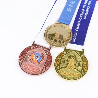 China Europe customized metal medals schoolbasketball medalsports and culture medallion high quality zinc alloy souvenir for sale