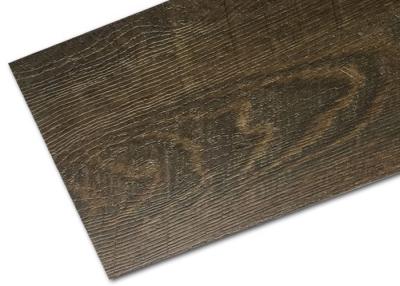 Chine La tuile LVT de planche de vinyle de colle vers le bas sèchent l'épaisseur arrière de PVC 6.0mm de plancher à vendre