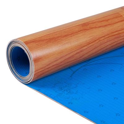 Chine Conception en bois de plancher d'éponge de petit pain de plancher de PVC de vinyle largeur de 1.83m/de 2m à vendre