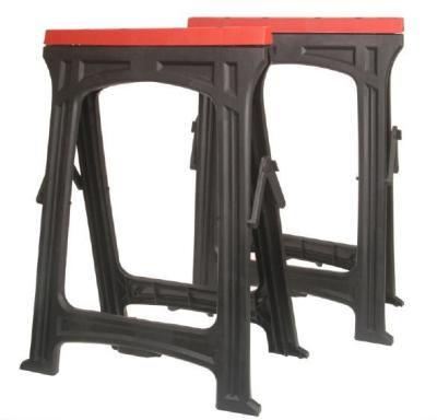 China Woodwork Non-slip Rubber Feet Saw Twin Horse Pack Plastic Workbench for sale