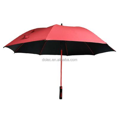 China Agriculture Promotion Advertising Logo Golf Straight Umbrella Windproof Printing Custom Wholesale Large Umbrella With EVA Handle for sale