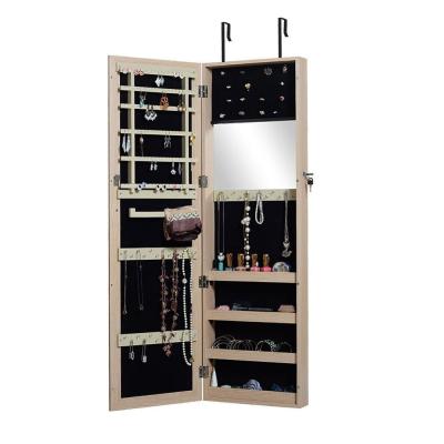 China Modern Wall Mounted MDF Over Door Jewelery Box Cabinet Mirror Full Length Wardrobe for sale