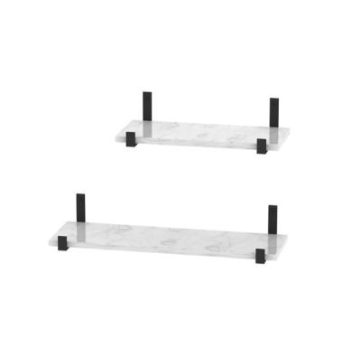 China Eco - Friendly Modern Simplified Marble Bedroom Shelf Living Room Stacks for sale