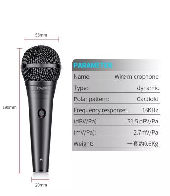 China Good Quality Microphone Design Pga58 Handheld Cardioid Stand Wired Stand Microphone New For Meeting for sale