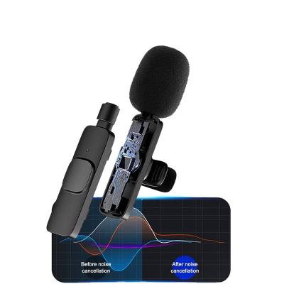 China Compatibility K9 Mini Lavalier Wireless Widescreen Microphone High Quality China Lavalier Microphone Manufacturer for sale