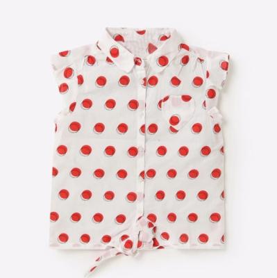 China hot sale wholesale designer Anti-wrinkle promotion high quality new casual fashion kids connection Blouse Girls for sale