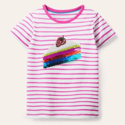 China QUICK DRY kids wholesale design available customized fashion girls good quality cotton T-shirt kids for sale