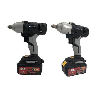 China Leading Set 108V 1/2 Square Lithium Auto Repair Machine- Cordless Impact Driver Wrench Cordless Compact Wrench for sale