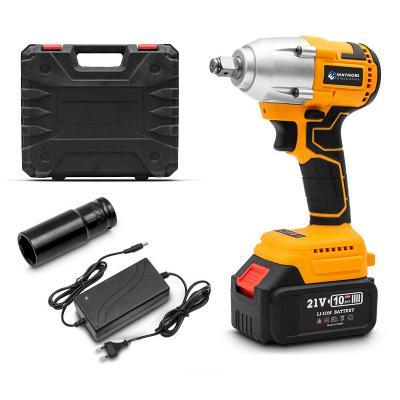 China Auto Repair Set Power Tools Li-ion Impact Wrench 21V 2.0Ah Cordless Electric Impact Wrench for sale