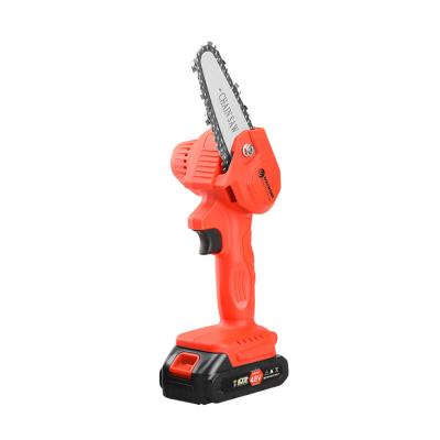 China 2-Stroke Mini Chainsaw Battery Handheld Electric Small Powered Cordless Chainsaw for sale