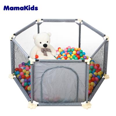 China Oxford Cloth And ABS Plastic Parts Baby Kids Play Fence Playard for sale